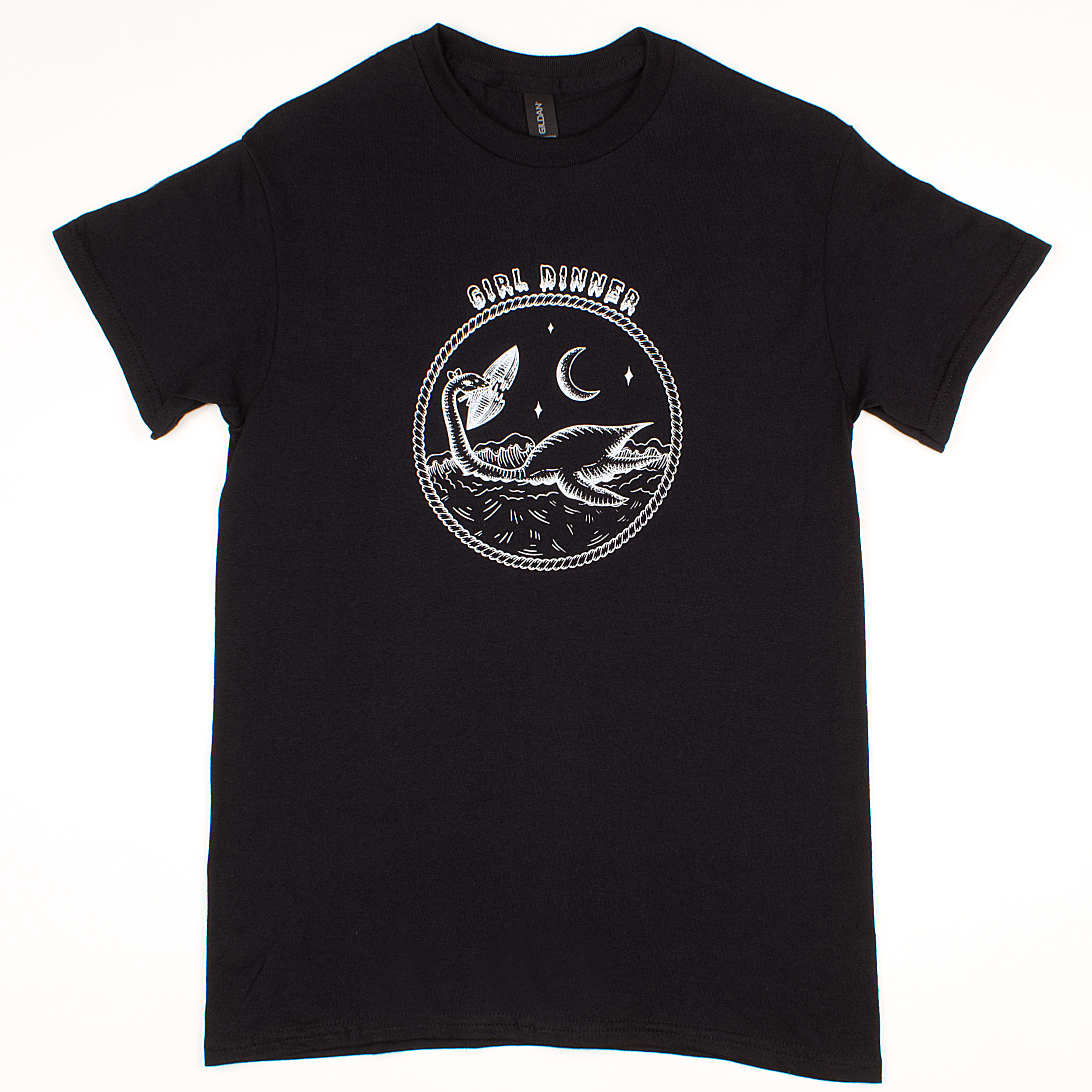 Plesia Girl Dinner t-shirt in black